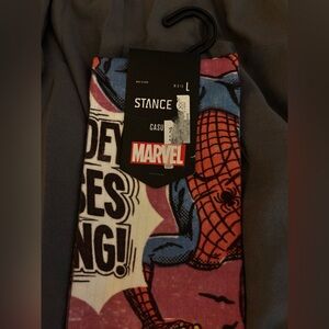 Stance Marvel Spider-Man Crew Socks - Red, Blue, White